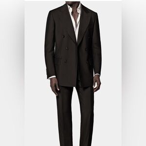 Dark Brown Wool/Mohair by SS